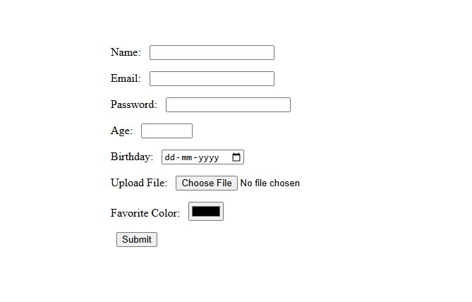 Colorful Input Illustration